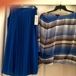 Two piece top with skort in Med. New